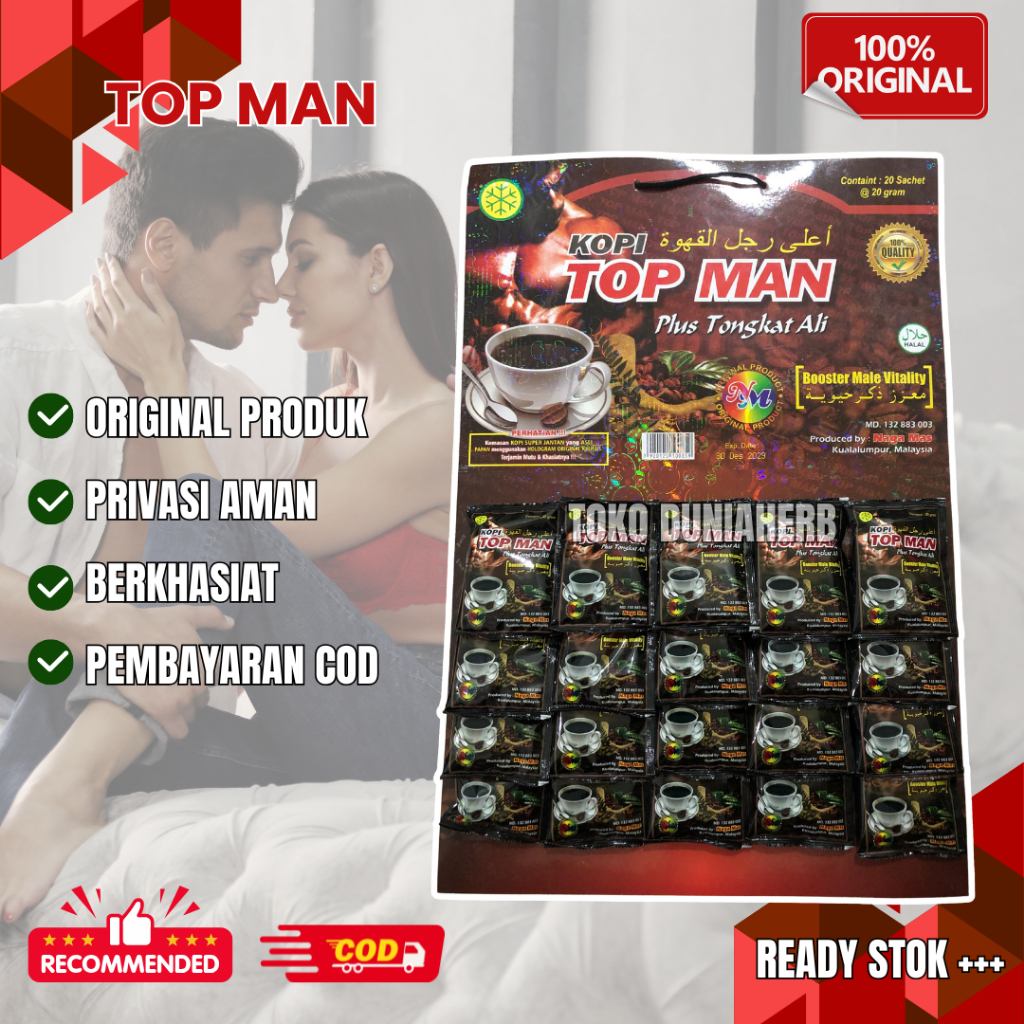 

Top Man Kopi Original 20 Sachet Papan