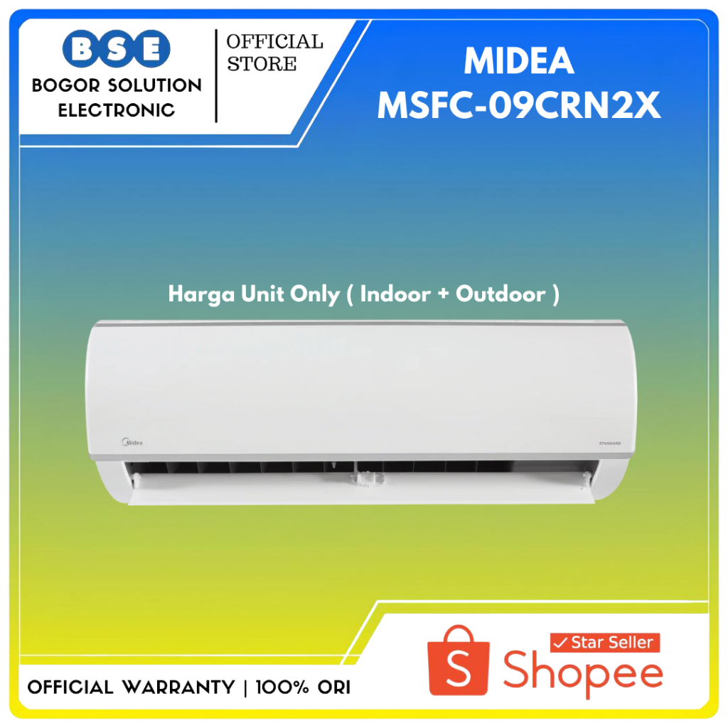 AC Midea 1 PK MSFC-09CRN2X AC Standar 1PK Midea MSFC09CRN2 09CRN2 09CRN