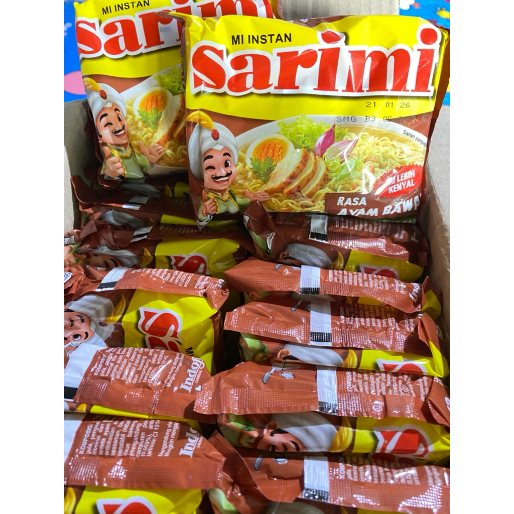 

(PAKET MURCE) SARIMI AYAM BAWANG 74gram isi 5 pcs & 10 pcs/ MI INSTAN AYAM BAWANG/ KAUM MAGER MASAK