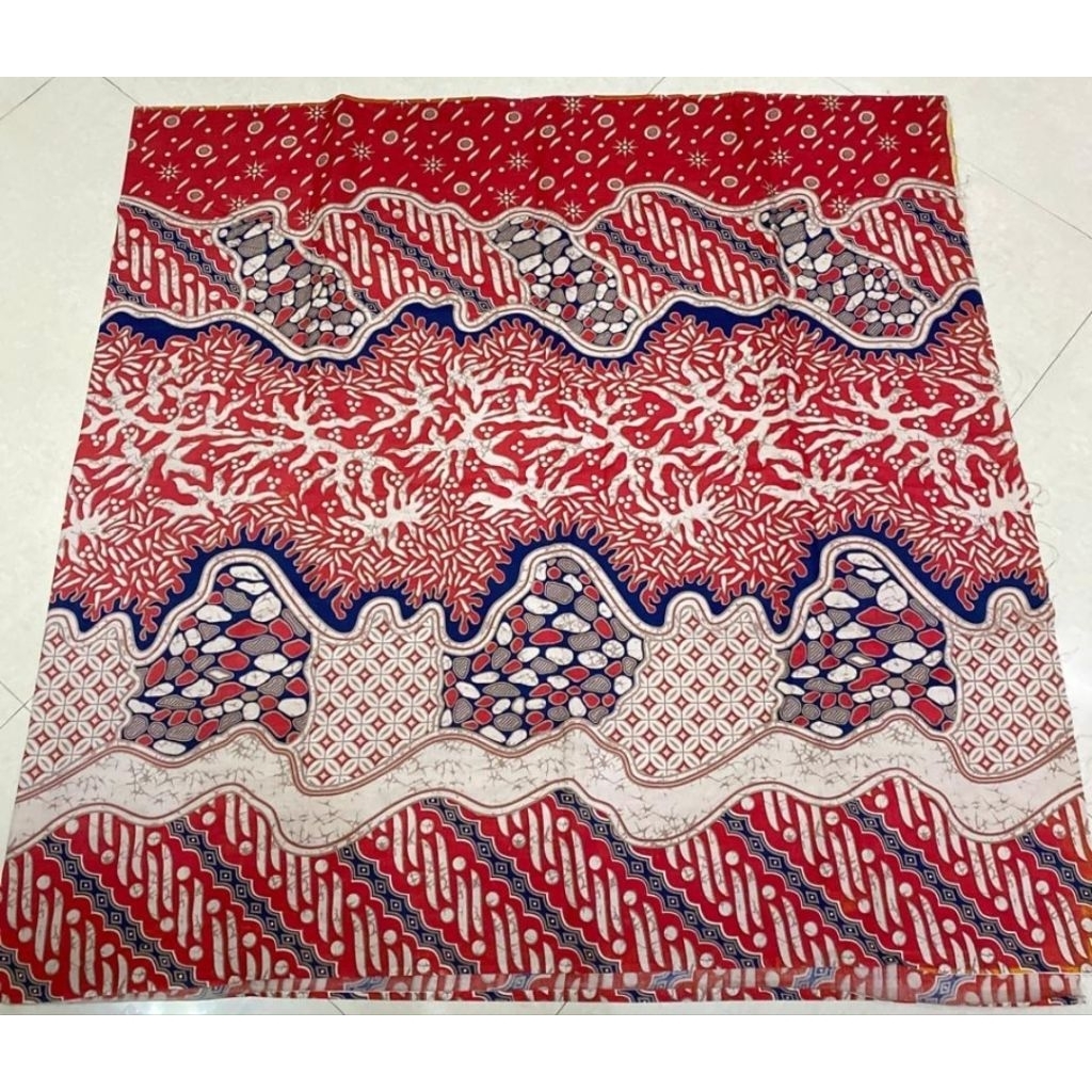 KAIN BATIK PRINTING WARNA MERAH MAROON KAIN BRIDESMAID HALUS