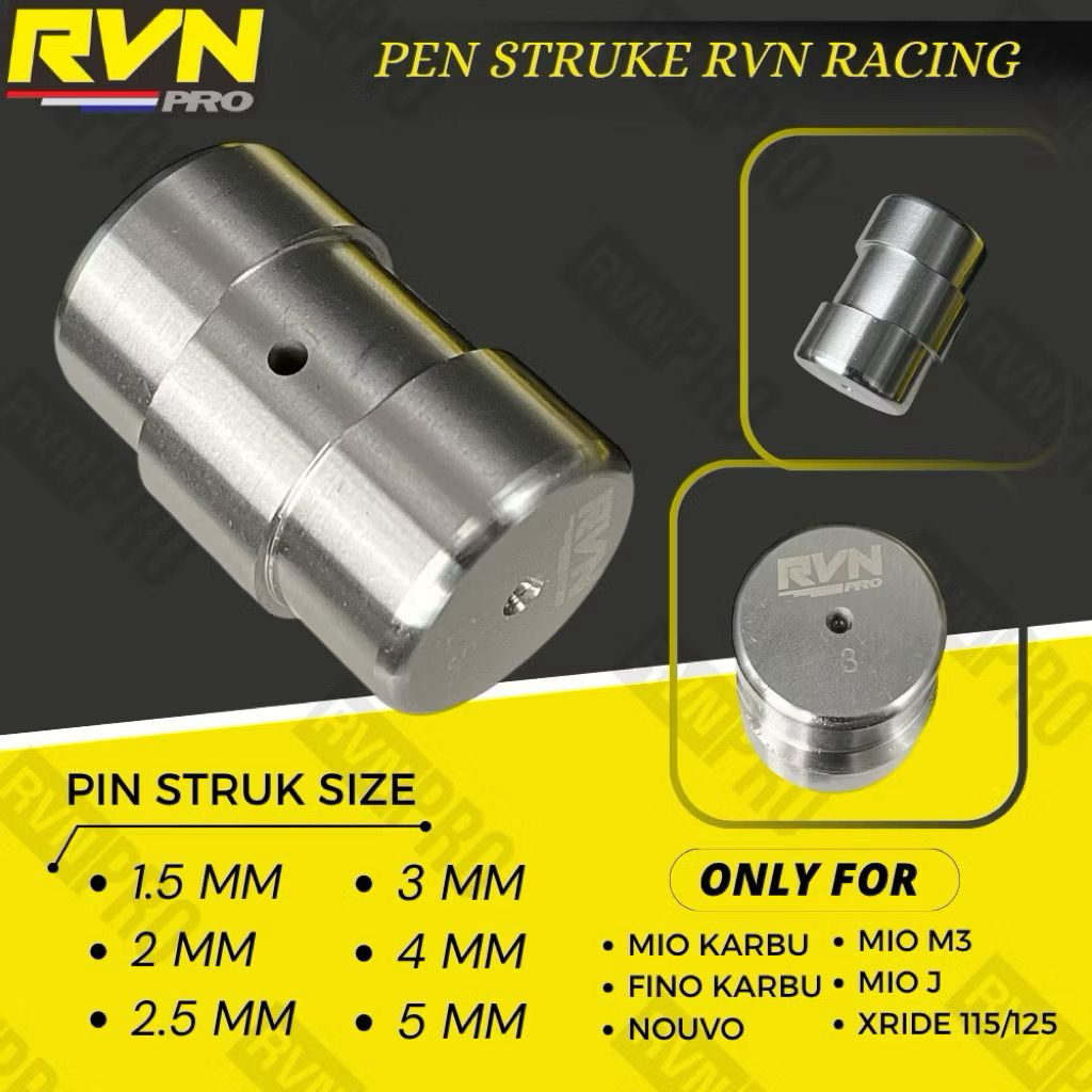 CRANK PIN PEN STROKE PEN STRUK PIN STRUCK MIO KARBU FINO KARBU NUOVO MIO J MIO M3 XRIDE FINO 125 INJ