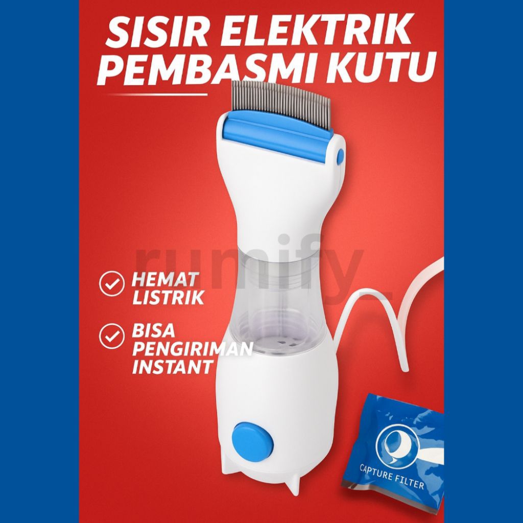 SISIR KUTU ELEKTRIK PEMBASMI KUTU LISTRIK AMPUH MENYEDOT KUTU DAN TELUR KUTU BANJARMASIN | RUMIFY