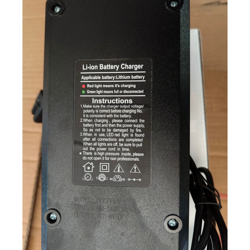 Pelove_Night Adaptor Charger Molis 60V Bms 20S Lifepo4 73V 5A Motor Listrik