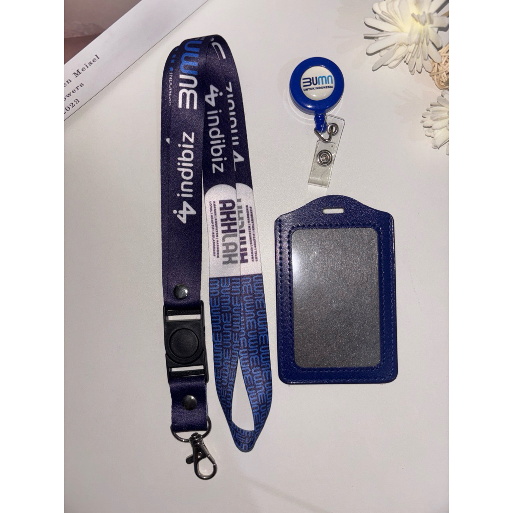

Ready!! Tali/Lanyard BUMN INDIBIZ + yoyo + Card Holder