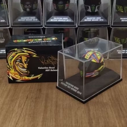 Minichamps Valentino Rossi 1/8 helmet MotoGP Test Sepang 2014.