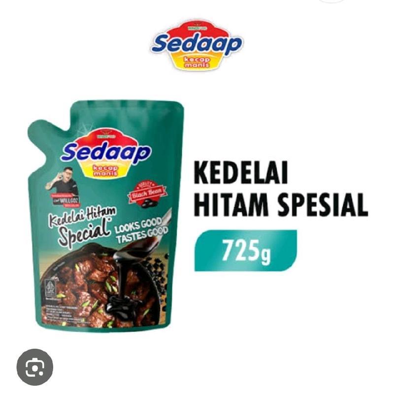 

Sedaap Kecap Manis Kedelai Hitam Spesial Pouch 725 gr (TANPA PIRING)