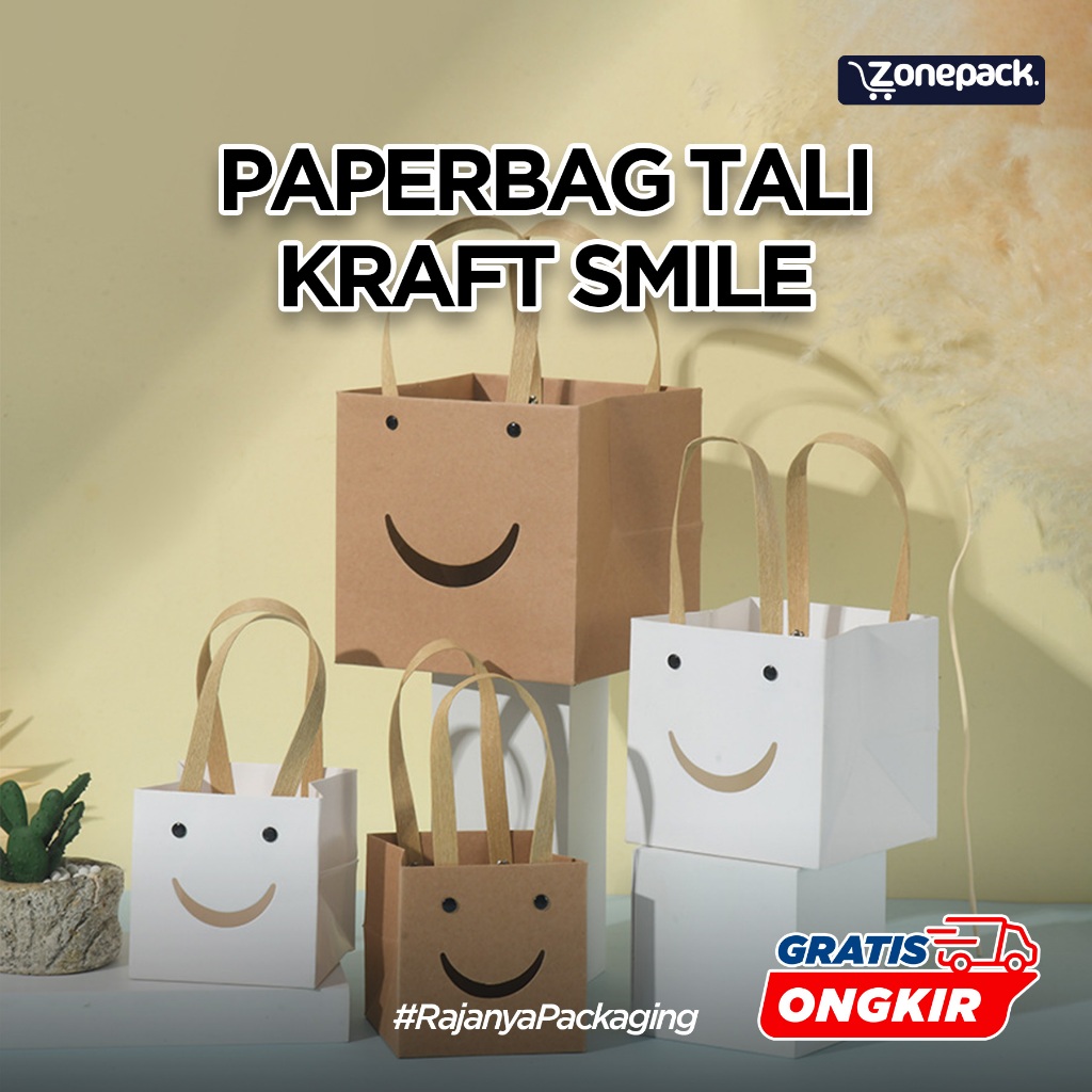 

Tas Tenteng Smile | Tas Kertas Model Smile | Paper Bag Kado | Paper Bag Kado Aesthetic | Paper Bag Bentuk Smile Tali Kraft | Tas Kantong Kado Ulang Tahun | Goodiebag Smile | Tas Hampers | Tas Souvenir Model Smiley | Tas Bingkisan | Tas Hadiah Model Smiley