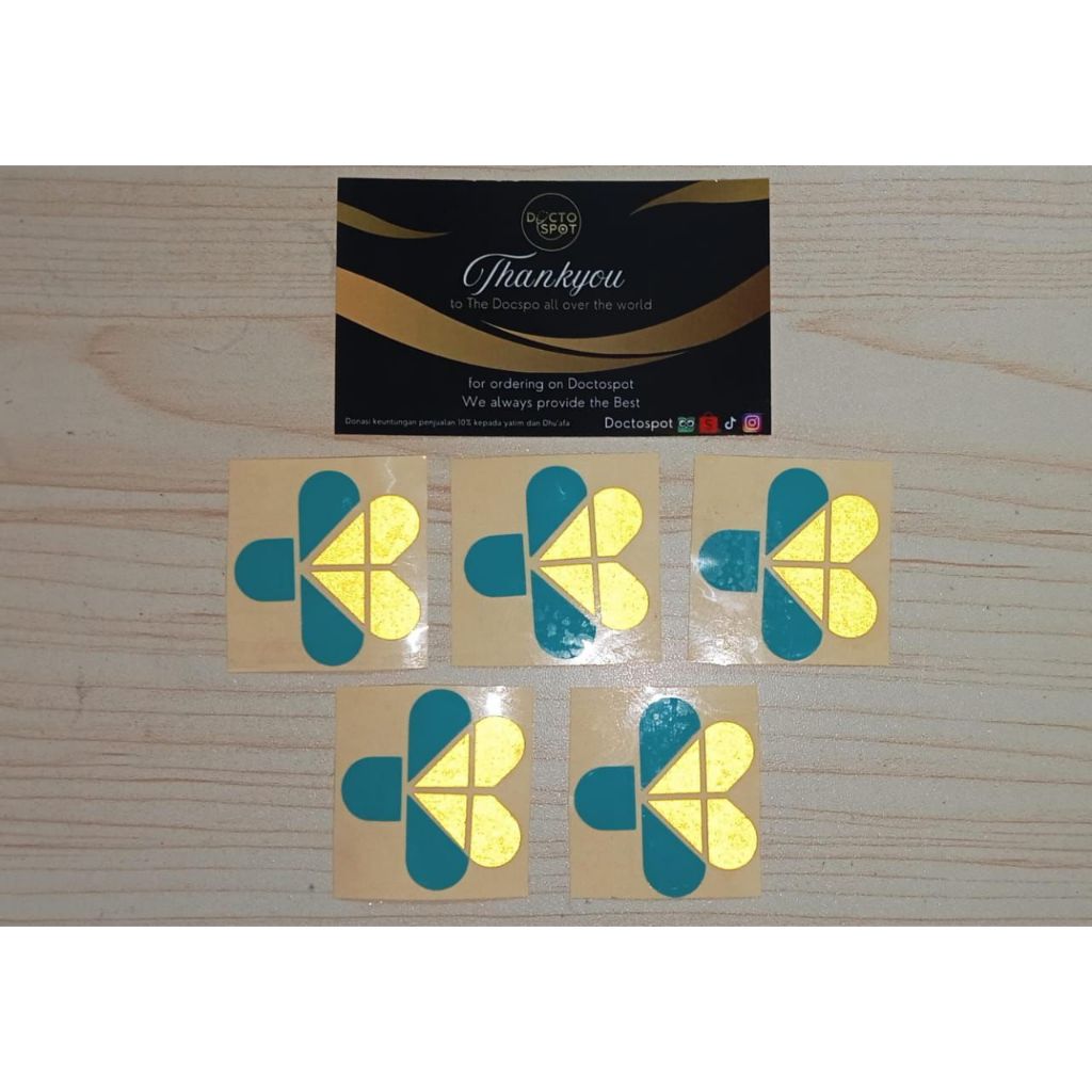 

Sticker Logo Kemenkes 2 warna untuk custom ukuran dan logo lain chat admin Bebas Custom Tulisan dan Warna