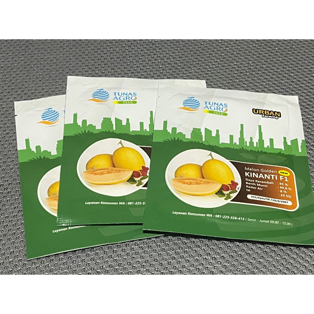 Benih Melon Ceria F1 / Melon Kinanti F1/ Melon Adinda F1 isi 25 Biji Berkualitas