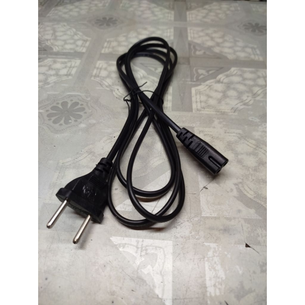 kabel ac angka 8 kabel ac 2pin 2meter