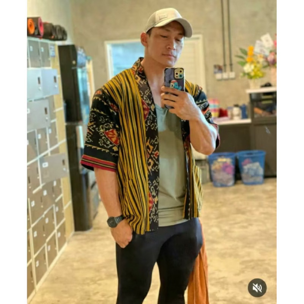 kimono pria batik tenun original