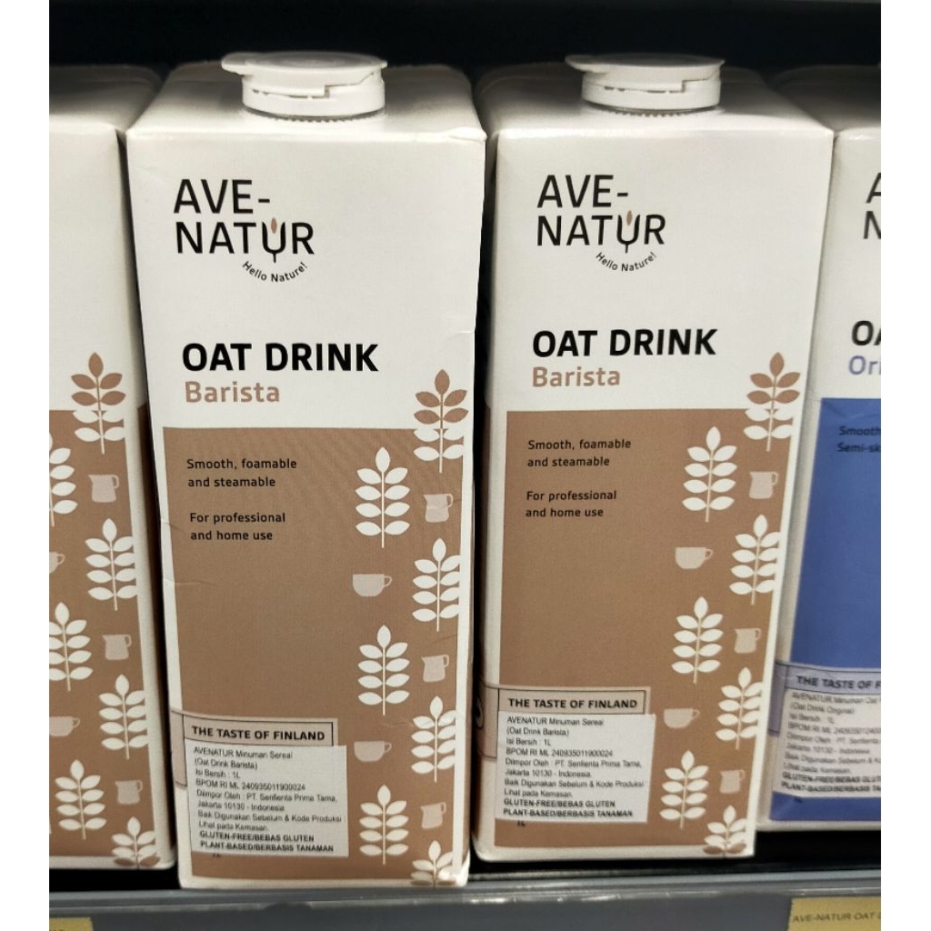 

Ave Natur Oat milk barista susu gandum 1ltr