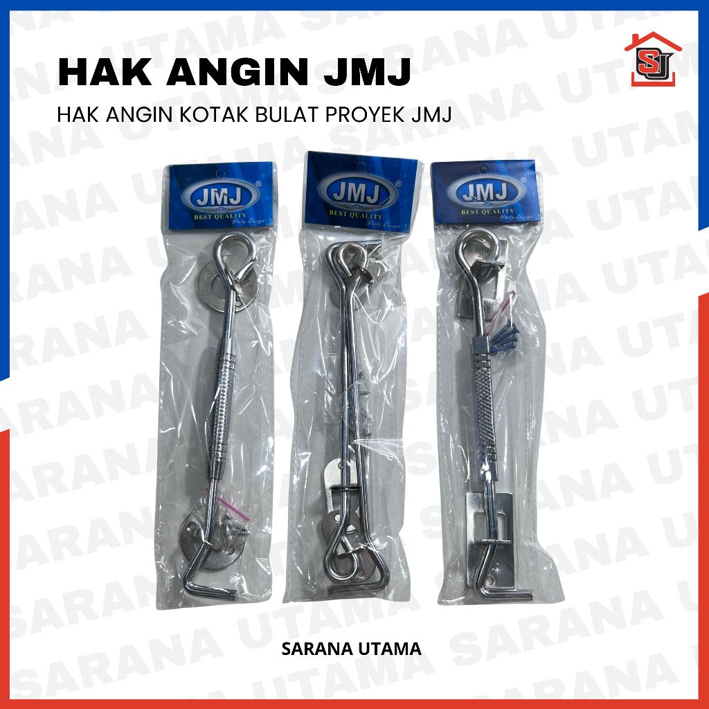 JMJ Hak Angin Pengait Kotak Bulat Proyek Cantolan Jendela