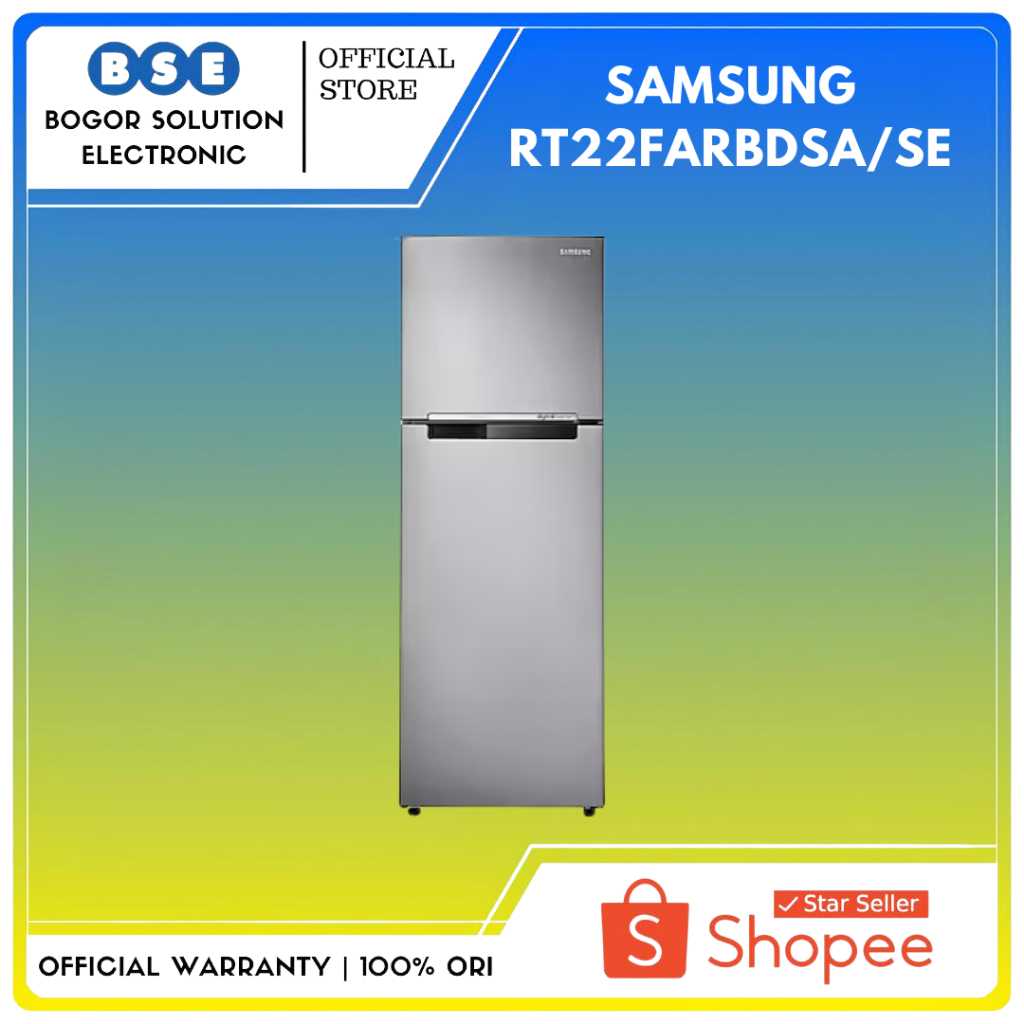 SAMSUNG RT-22FARBDSA, RT 22 FAR KULKAS 2 PINTU DIGITAL INVERTER Kulkas Samsung 2 Pintu Inverter  RT2
