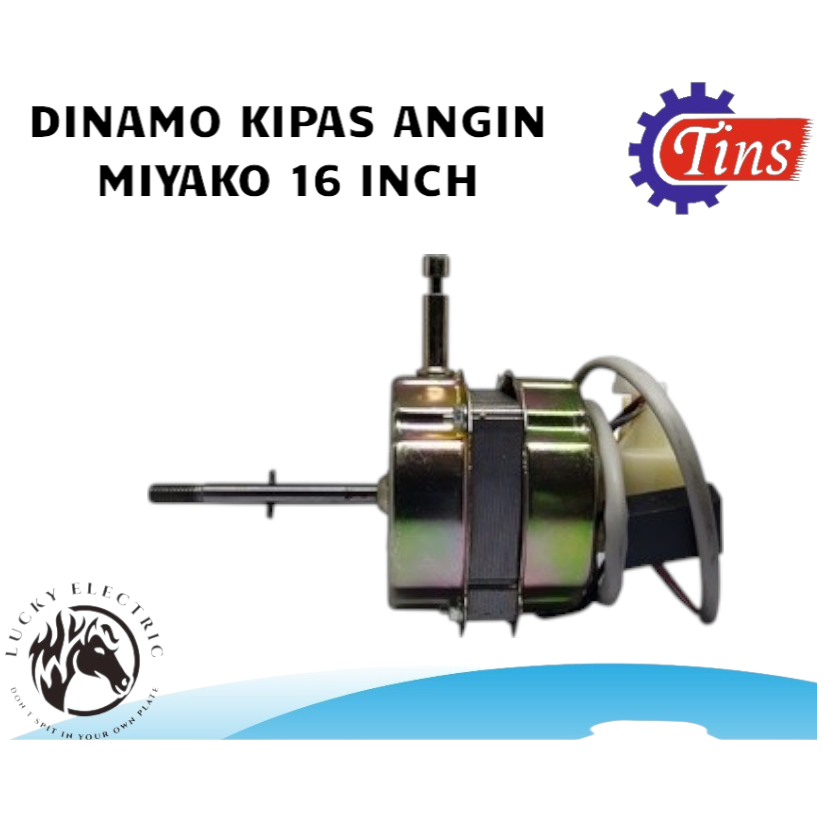 DINAMO KIPAS ANGIN MIYAKO 16 INCH MOTOR KIPAS ANGIN MIYAKO 16 INCI DINAMO KIPAS MIYAKO 16 IN