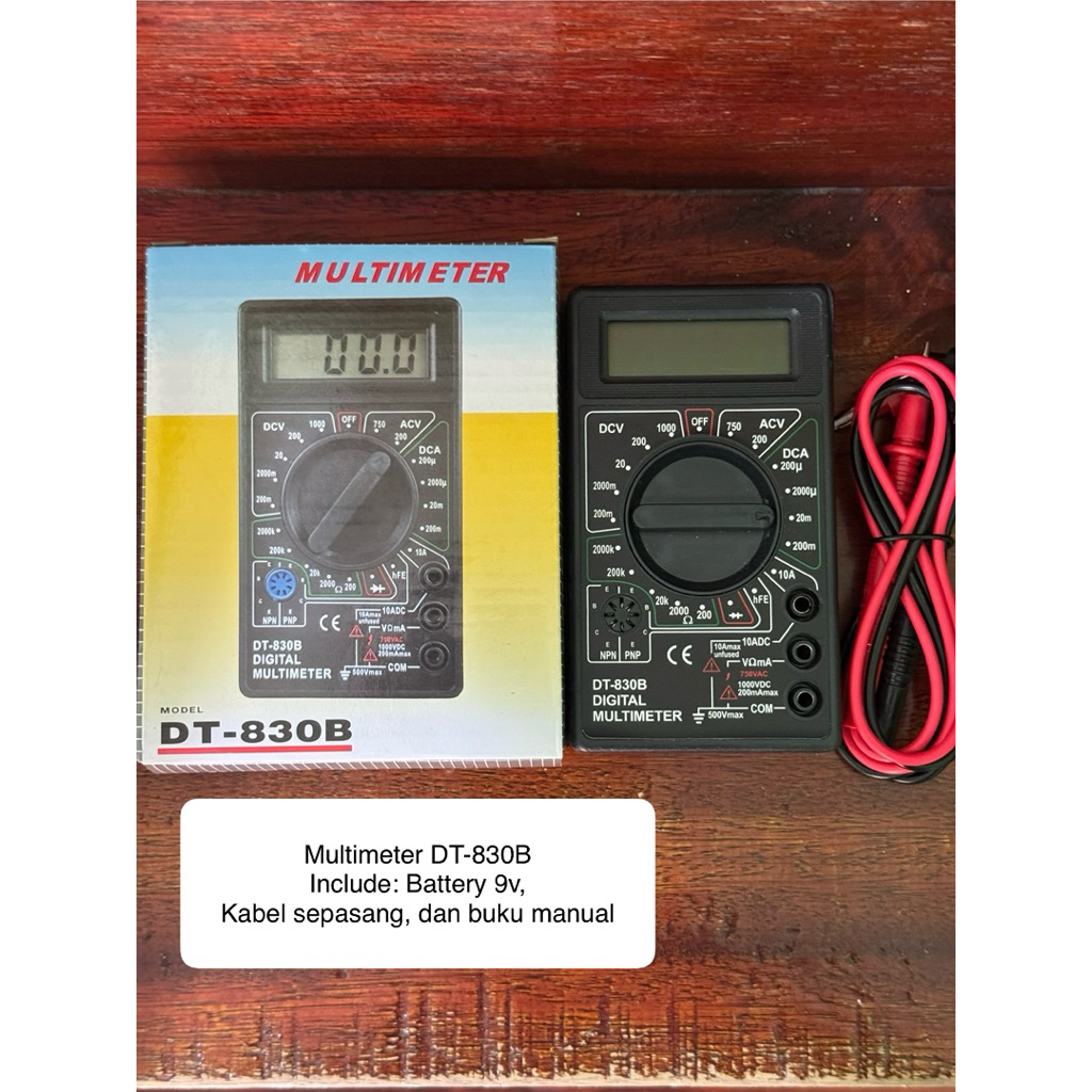 Digital Multimeter DT830B/ Tester Digital DT830-B/Multimeter Tester