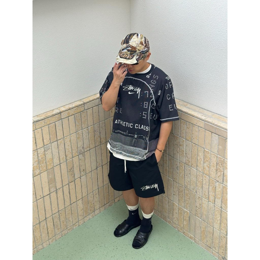 Jersey Stussy x NK UV Crew Streetwear Baju Skena