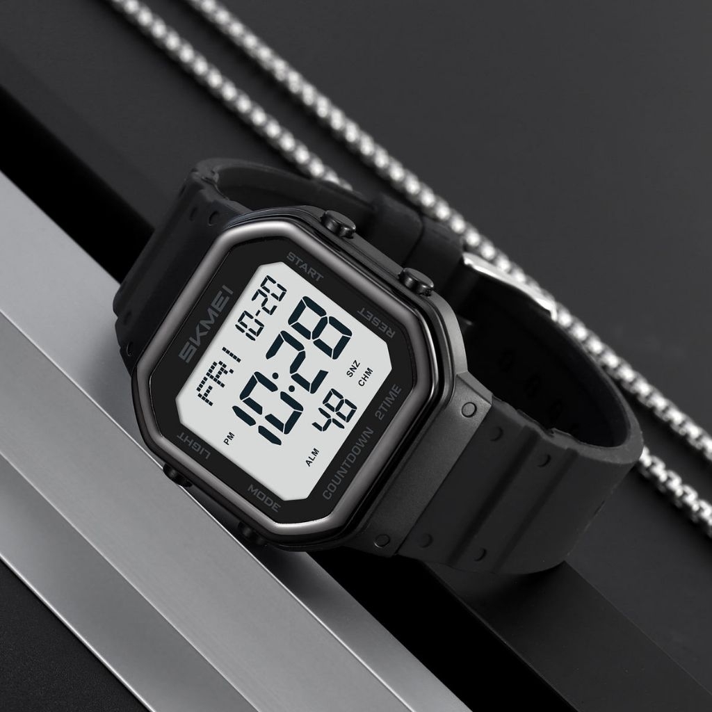 Jam pria Skmei 2439 segi digital free carton box skmei