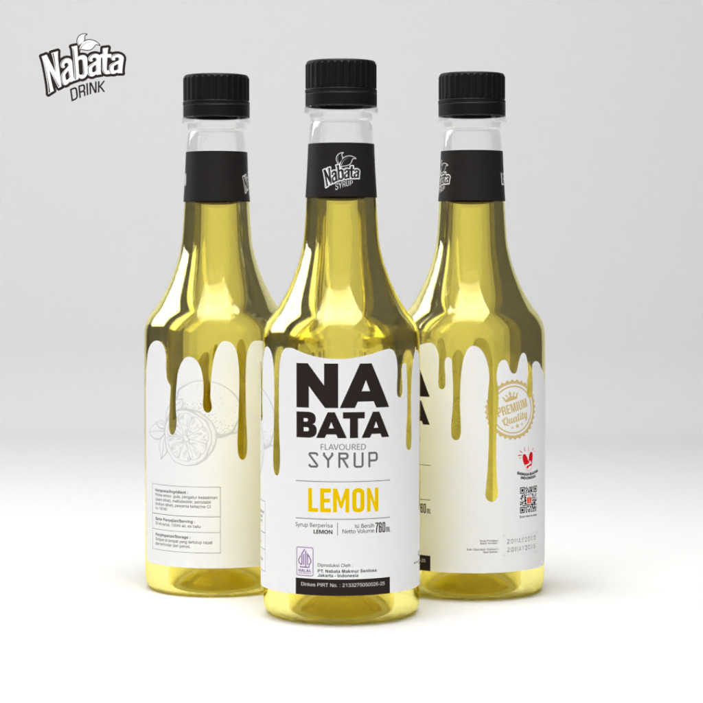 

Sirup Lemon Premium 760 MI Nabata Drink - Syrup Untuk Lemonade Lemontea Cafe Restauran Coffee Shop