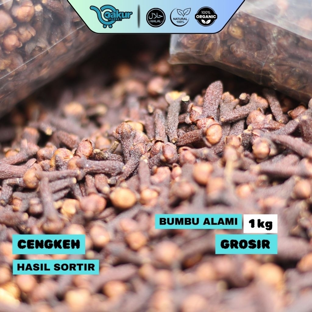 [GROSIR] 1 Kg Cengkeh Kering Rempah Wangi Bumbu Masakan & Herbal HASIL SORTIR