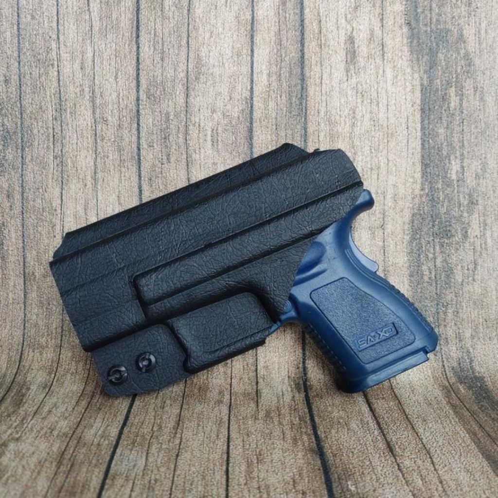 Sarung HS Mini Motif Kulit Holster HS9 Subcompact Kulit Hitam