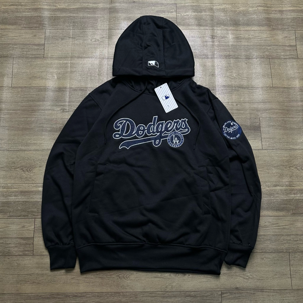 Hoodie sweater DODGERS bonus tas Lembut Nyaman Tebal Pria Wanita Fleece Unisex Distro Keren Sweatshi