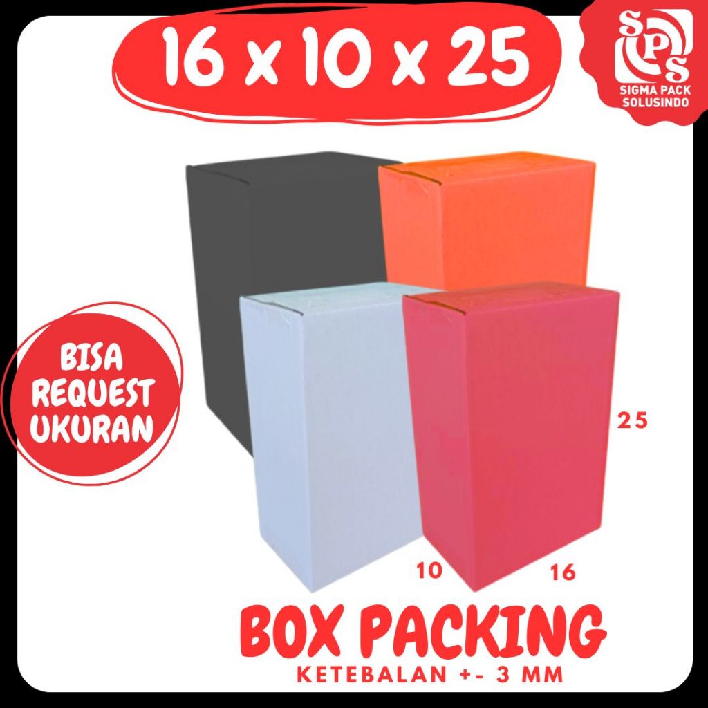 

kardus 16x10x25 Kardus A1 Packing Dus botol Kotak Kemasan Box 16x10 25 Obat Madu zigma pack