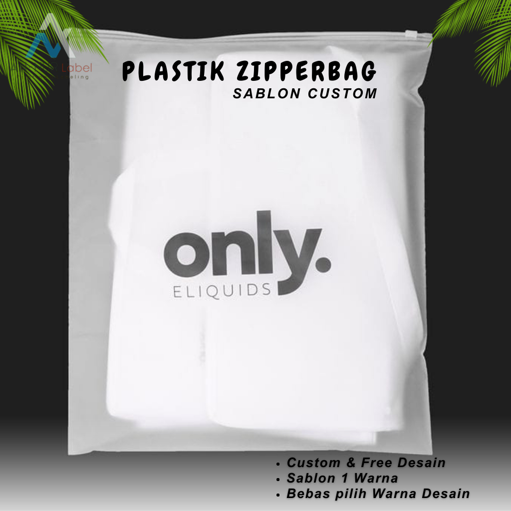 zipper lock plastik zipper bag custom plastik zipper  lock baju (min100pcs) plastik   zipper pouchhh
