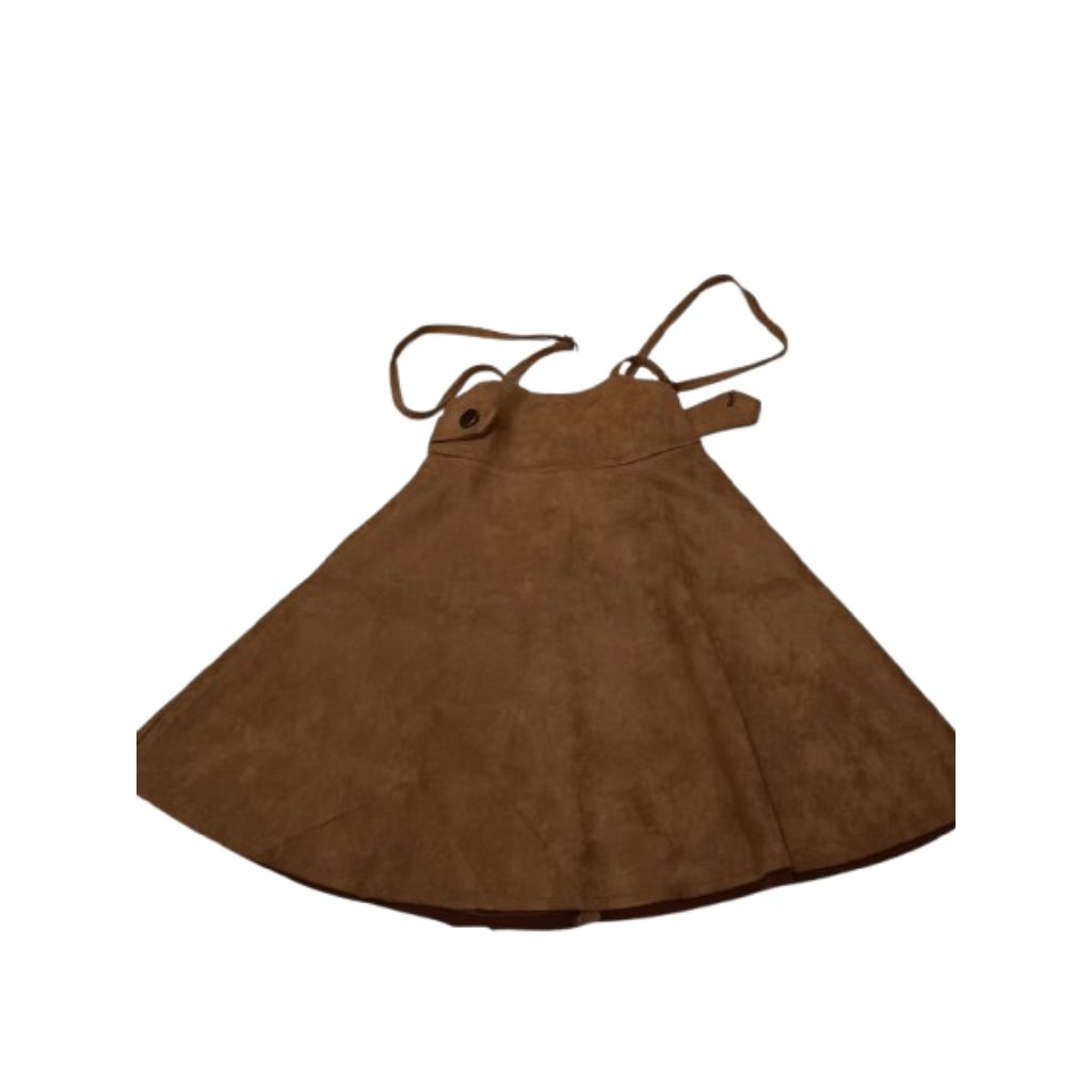 Dress Bludru Anak Cokelat [PRELOVED]