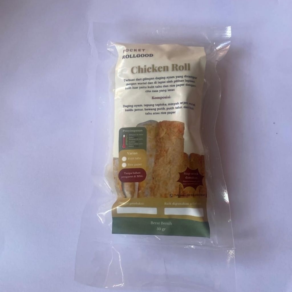 

Chicken roll rice paper (50 g)