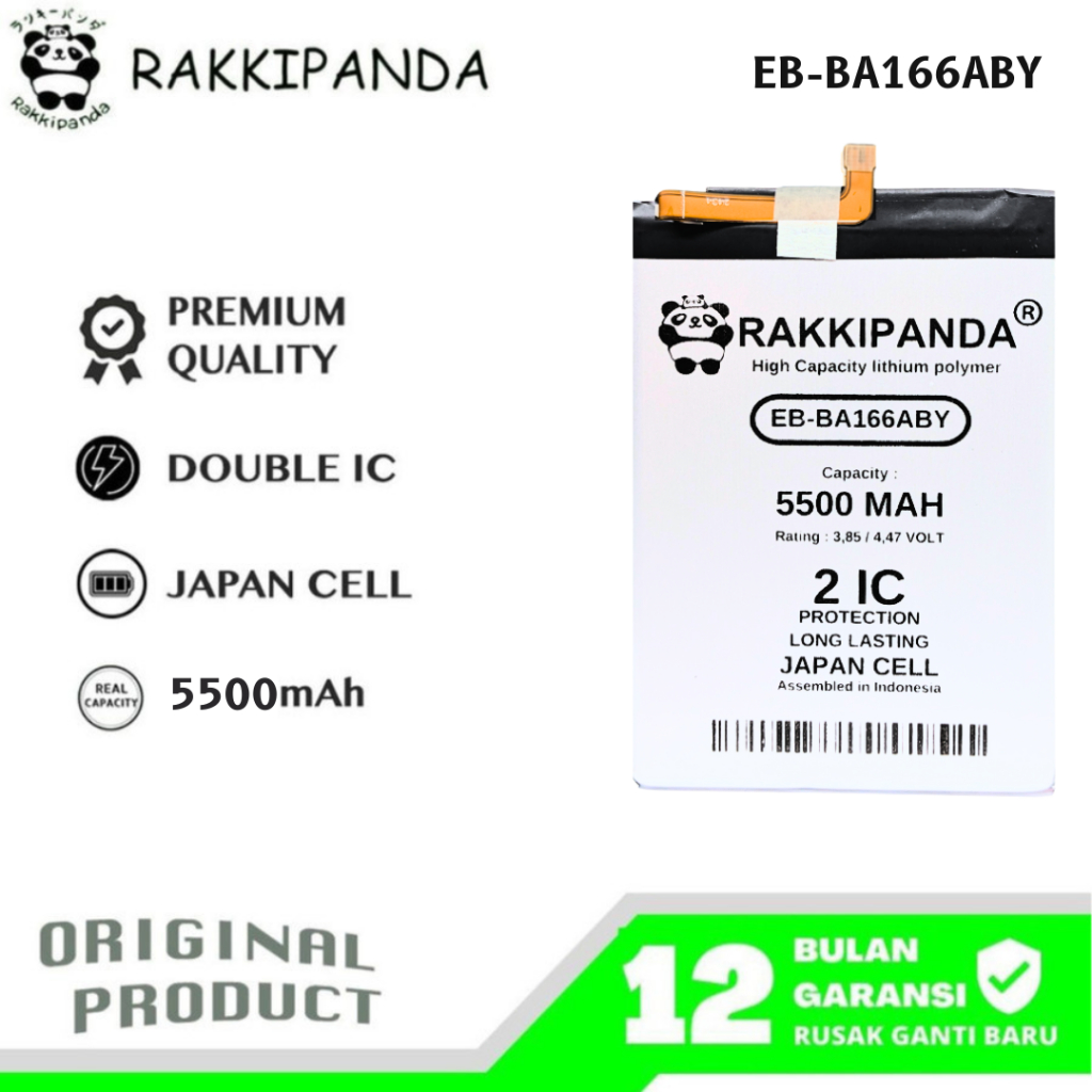 RakkiPanda - EB-BA166ABY Samsung A16 4G / A16 5G Batre Batrai Baterai