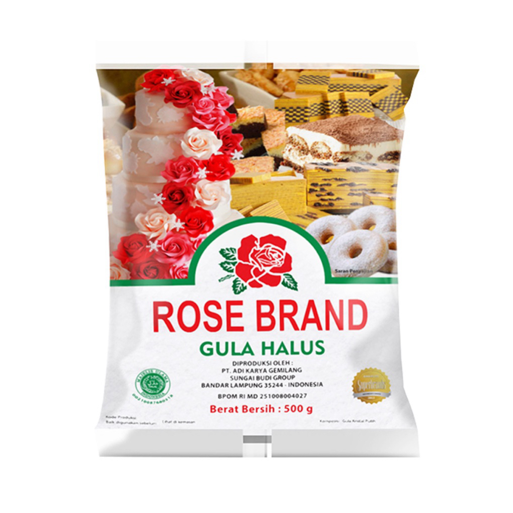 

ROSE BRAND GULA HALUS 500 GR