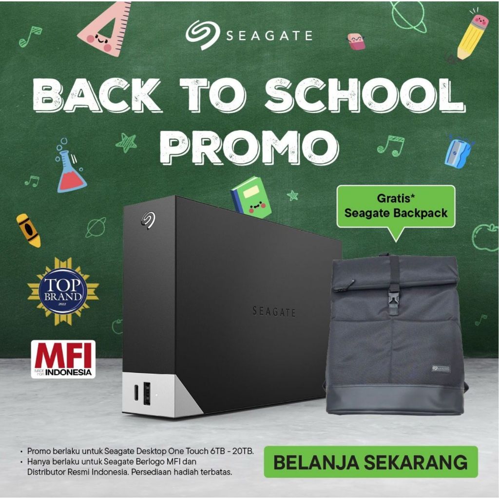 Seagate One Touch Desktop Hub HDD / Hardisk Eksternal 6TB USB3.0