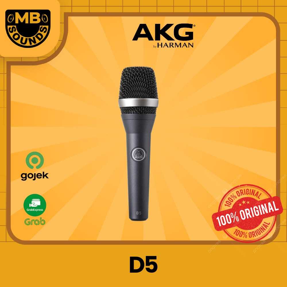 AKG D5 / D-5 / D 5 DYNAMIC MICROPHONE MIC ORIGINAL