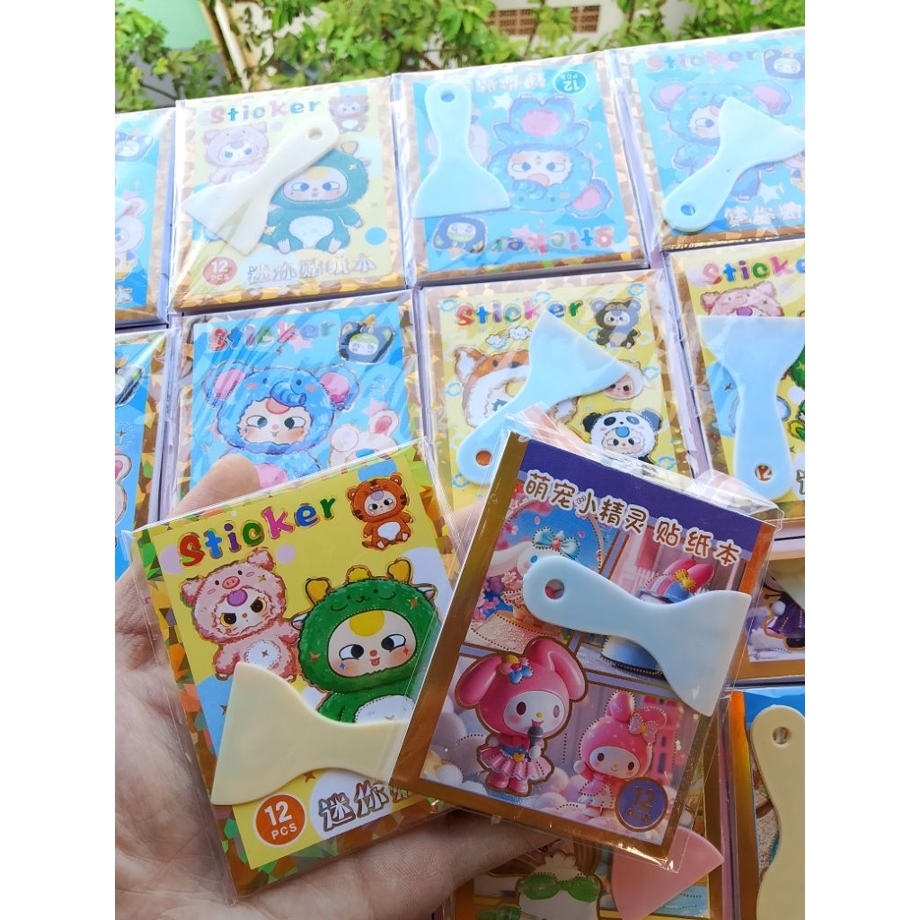 

sticker notes singkup labubu sanrio / mainan stiker tempel anak lucu