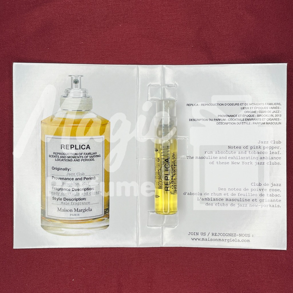 Jazz Club, 2013 Tester Parfum 1.5ml Wewangian Parfum Botol/Sampel Parfum/Vial Parfum Original