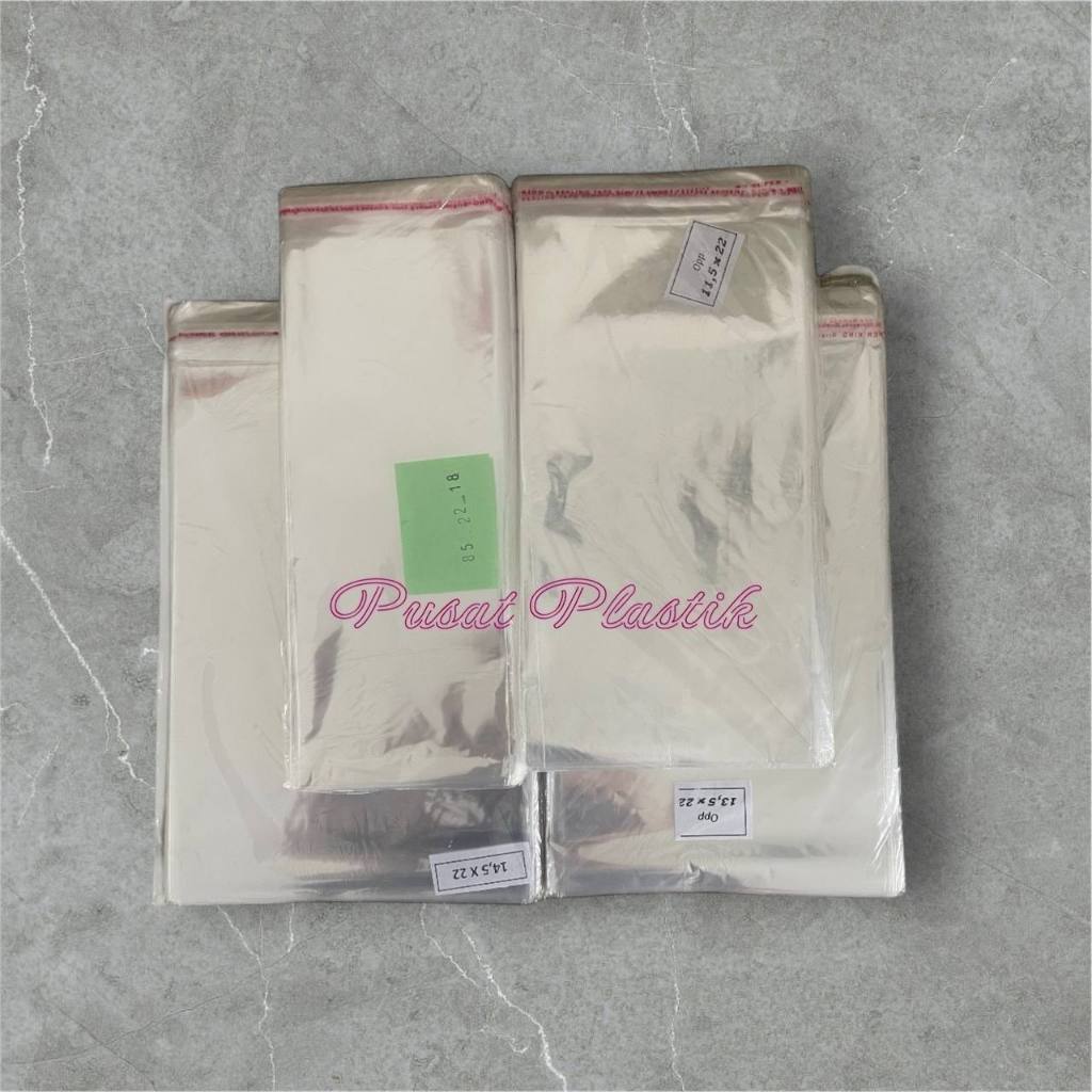 Opp Undangan, Opp roti , Plastik Opp Aksesoris, Plastik Opp Undangan , Plastik Undangan Opp 8.5x22 ,