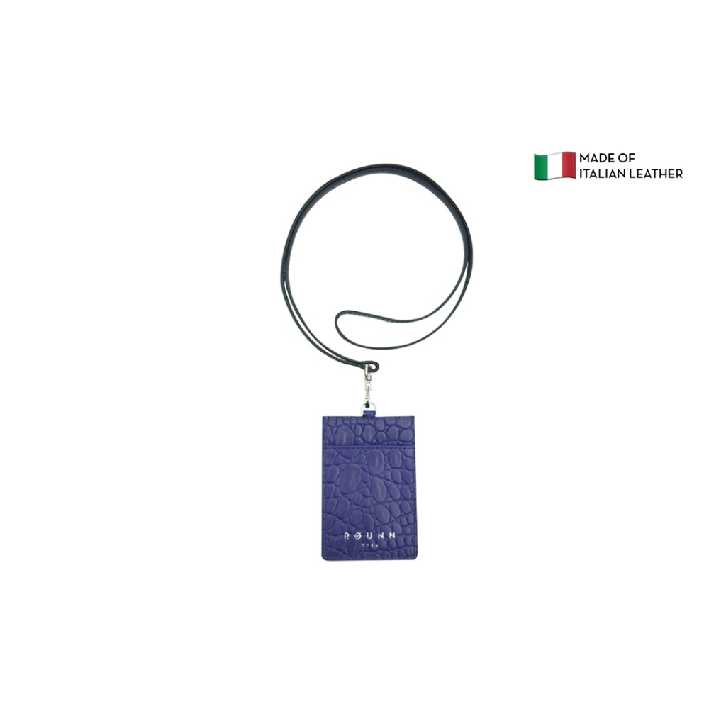 

ID CARD NAME TAG CARDHOLDER UNISEX KULIT ASLI ROUNN LANYARD