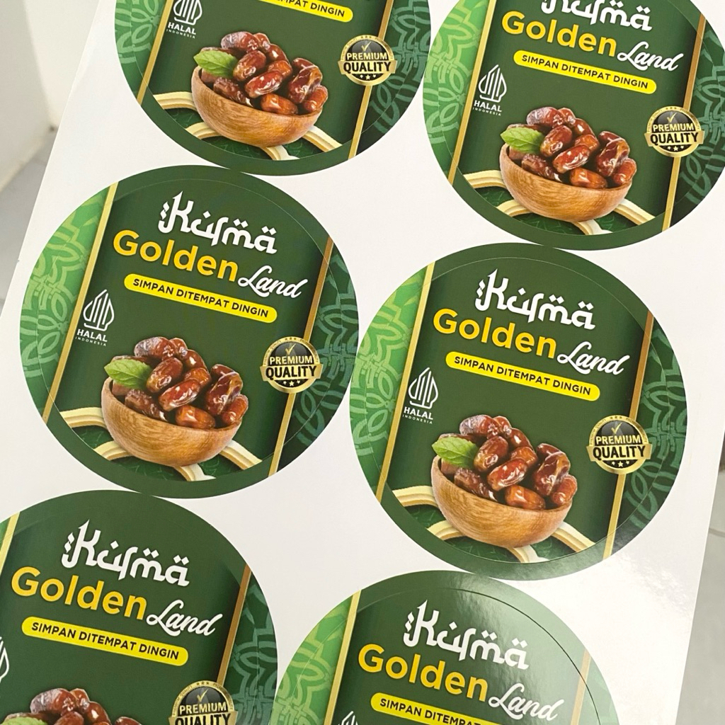 

CETAK & DESIGN Stiker A3 Murah / CETAK Stiker Label Kemasan Makanan Minuman souvenir Onlineshop Murah