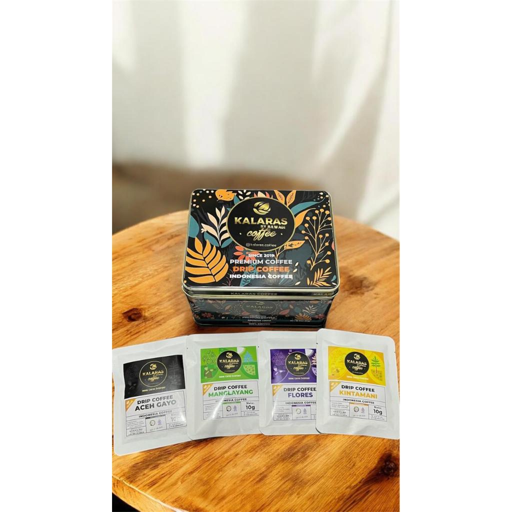 

Kalaras Coffee by Bawadi Kopi Drip Kaleng isi 10