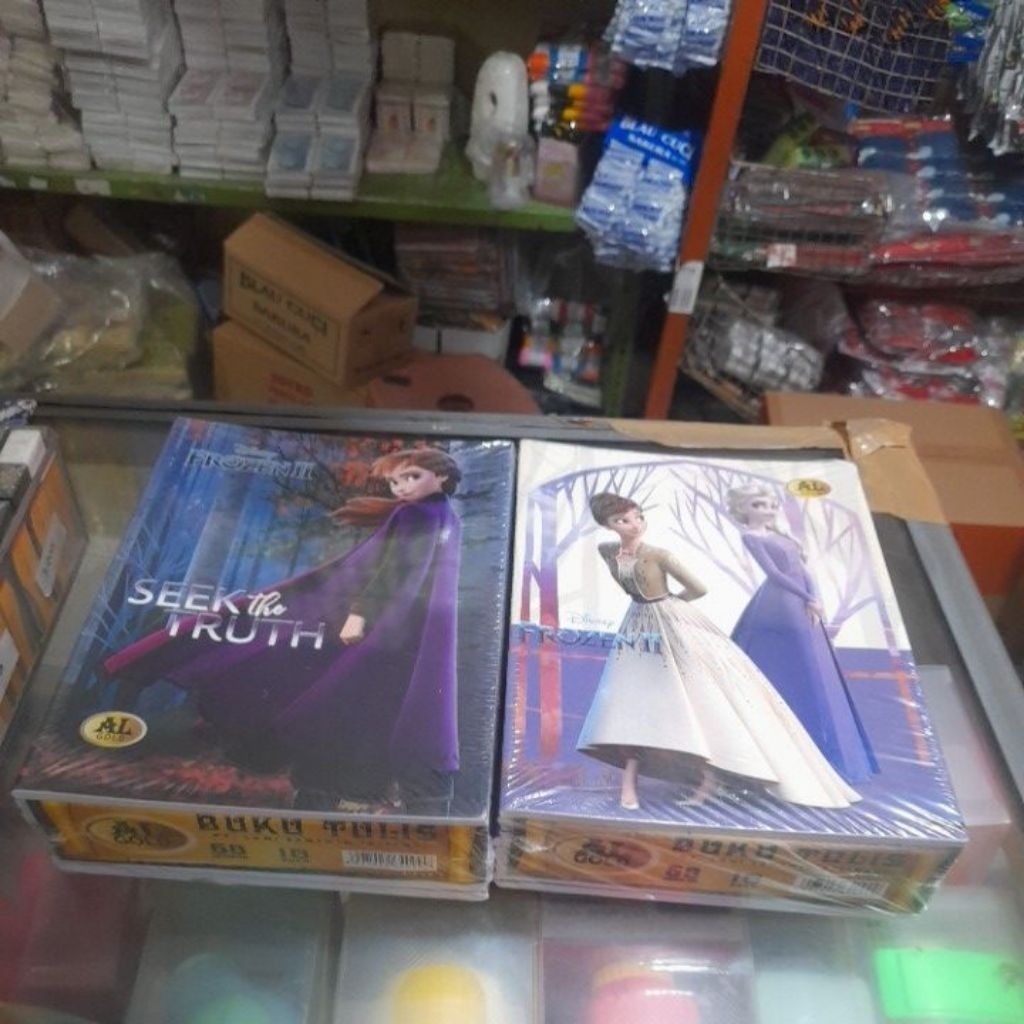 

1 pak isi 10pcs BUKU TULIS AL GOLD MOTIF CEWEK ISI 58LEMBAR