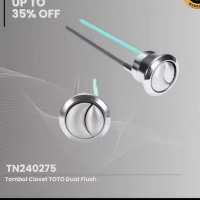 TOILET CLOSET BUTTON TOTO / TOMBOL CLOSET TOTO DUAL FLUSH