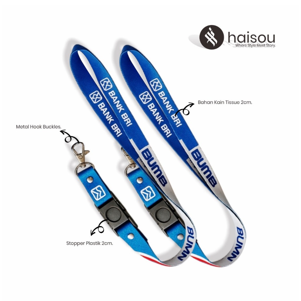 

Tali Lanyard ID Card Custom – Sablon / Printing | Bisa Logo & Nama
