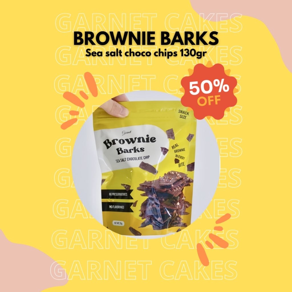

Sale Brownie Barks Brownie Crisspy Sea Salt Choco Chip 70gr Sale