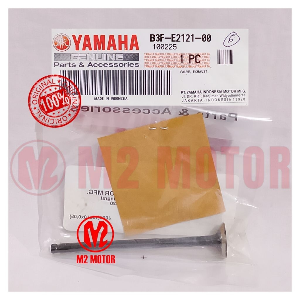 KLEP EXHAUST LEXI 125 B3F-E2121-00 ORIGINAL YAMAHA