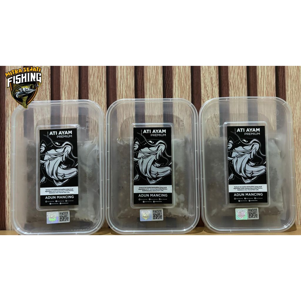 Umpan Lele Siap Pakai Ati Ayam Premium Adun Mancing 250gr