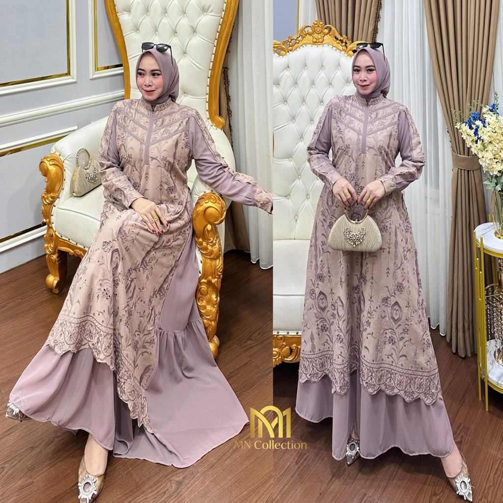 GAMIS KATUN BORDIR BY MN COLLECTION