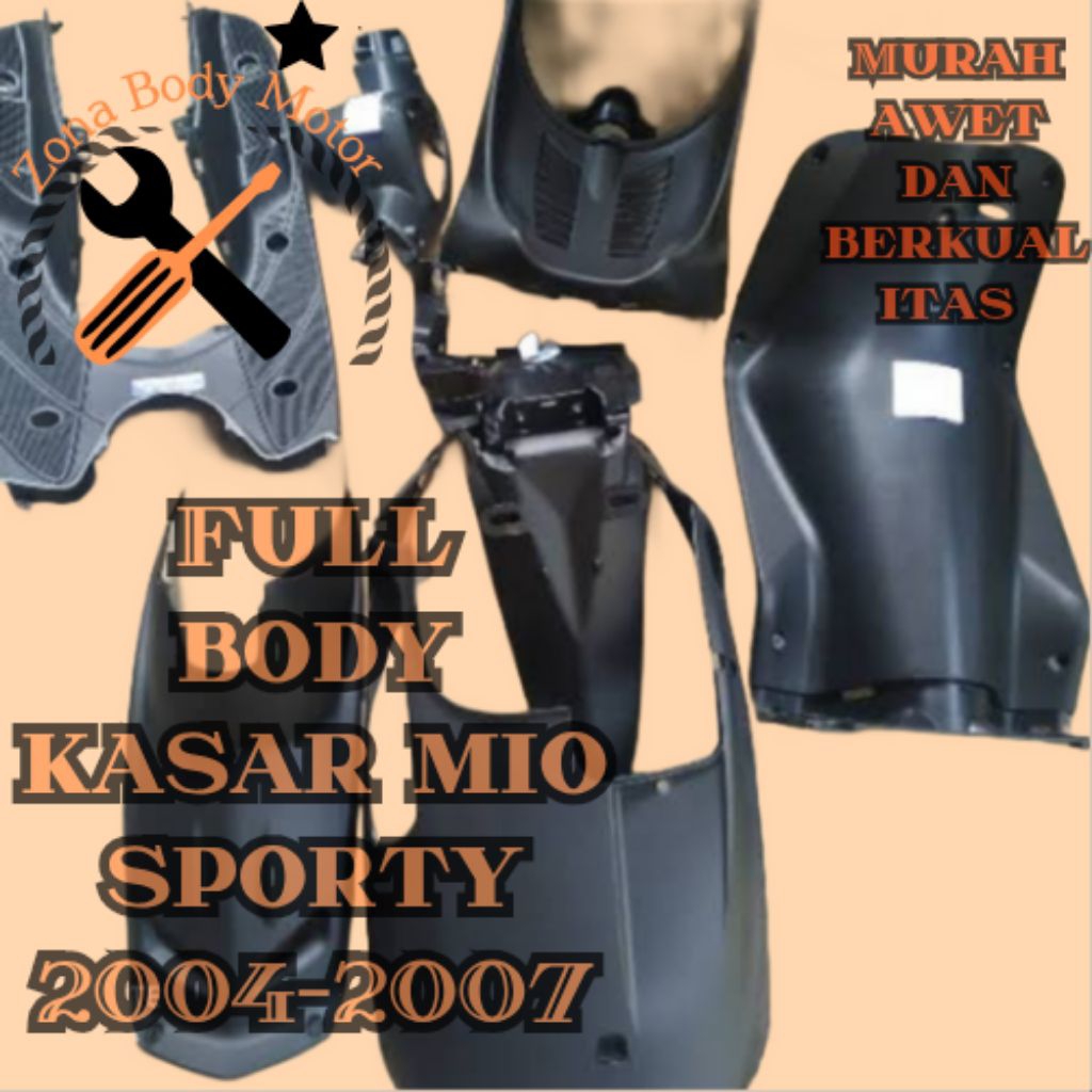 Body Fullset Motor Mio Sporty Tahun 2003-2007-Cover Body Fullset Mio Sporty Original -Termurah