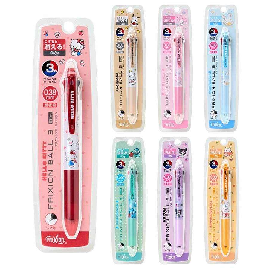 

Pilot FriXion Ball Slim 3 Colors Sanrio Characters 0.38mm Erasable Pen Multi Limited Edition