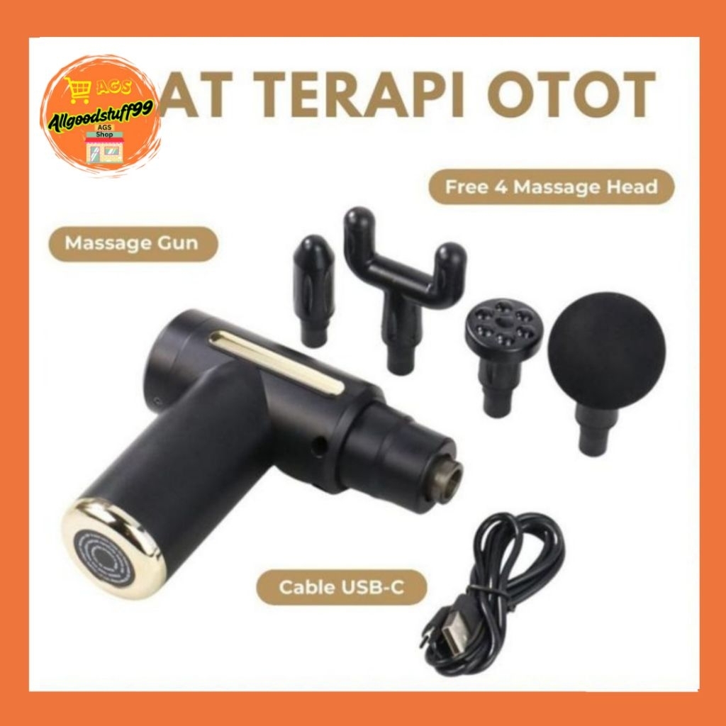 ALAT PIJAT ELEKTRIK PORTABLE KYLO MASSAGE SMART GUN GYM ELECTRIC 4 IN 1 Mesin Pijet Nyaman Berkualit